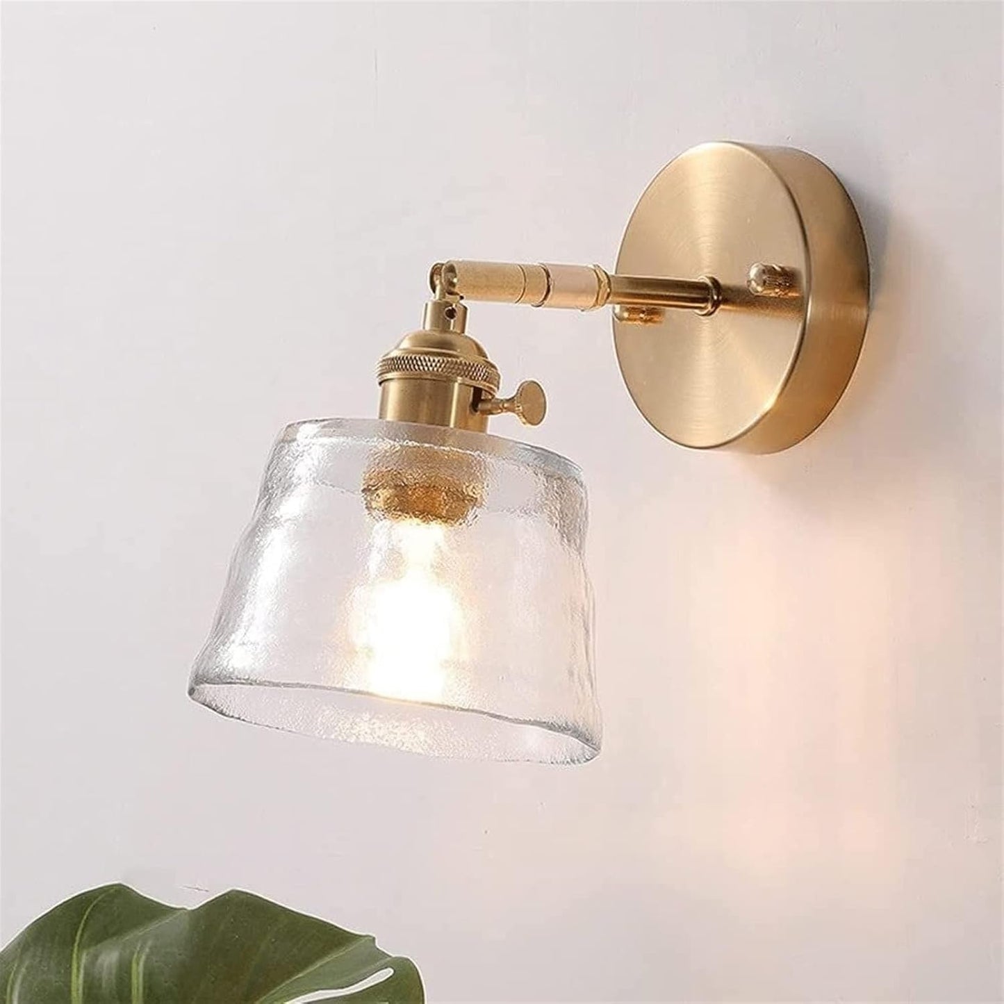 Moderne verstellbare Glas-Wandleuchte | Karnz
