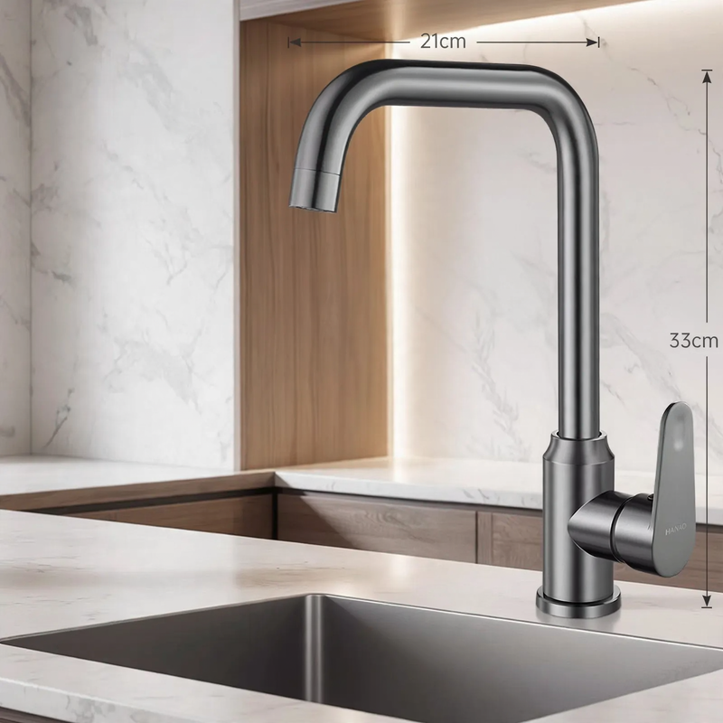 Edelstahl-Wasserhahn für Küche, Misch- oder Kaltwasser