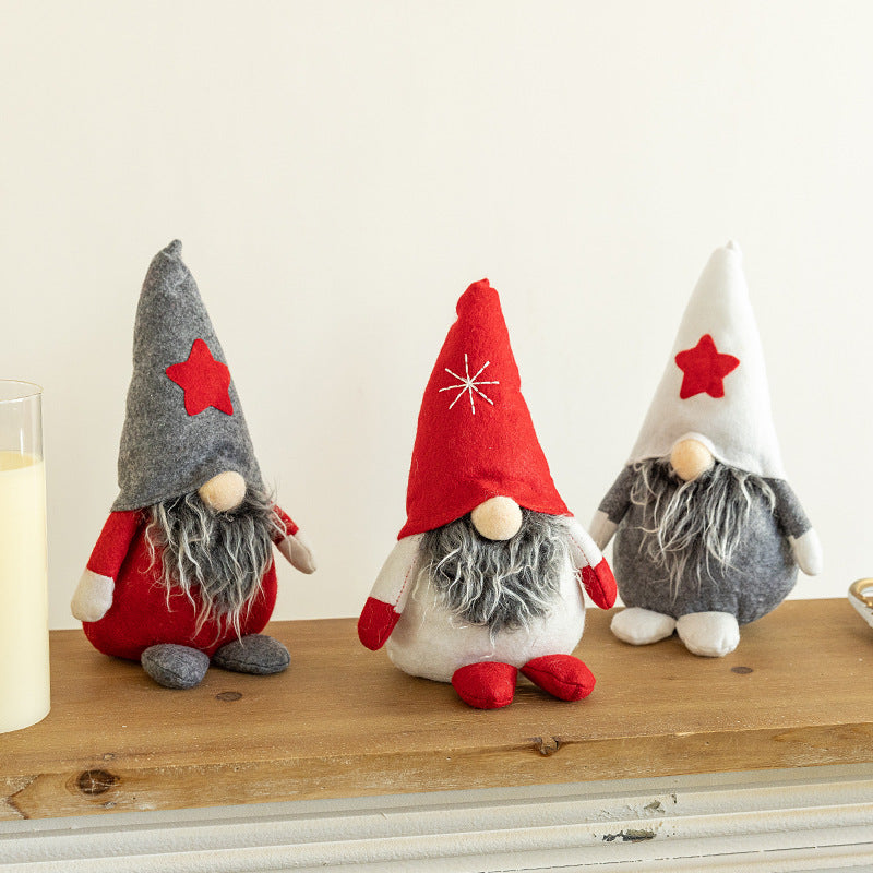 Dekorative Zwergen-Puppe für die Weihnachtszeit