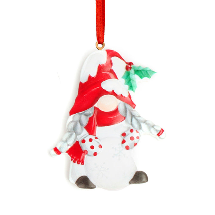 Weihnachts-Wichtel Anhänger aus Kunstharz