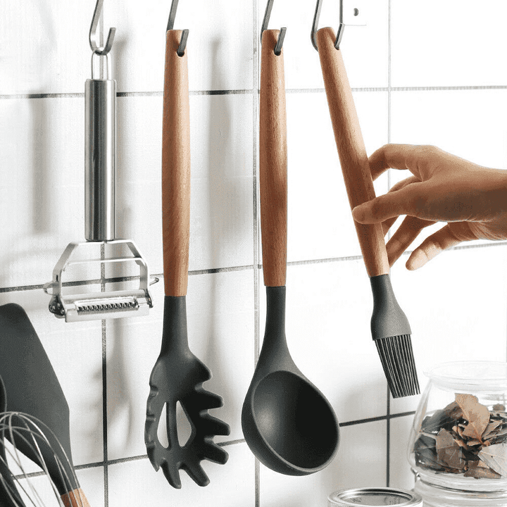 9 Stück Silikon Küchenutensilien Set | Karnz