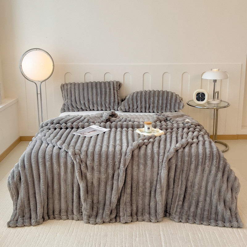 Milchfaser-Decke, nordischer Stil, extra dick