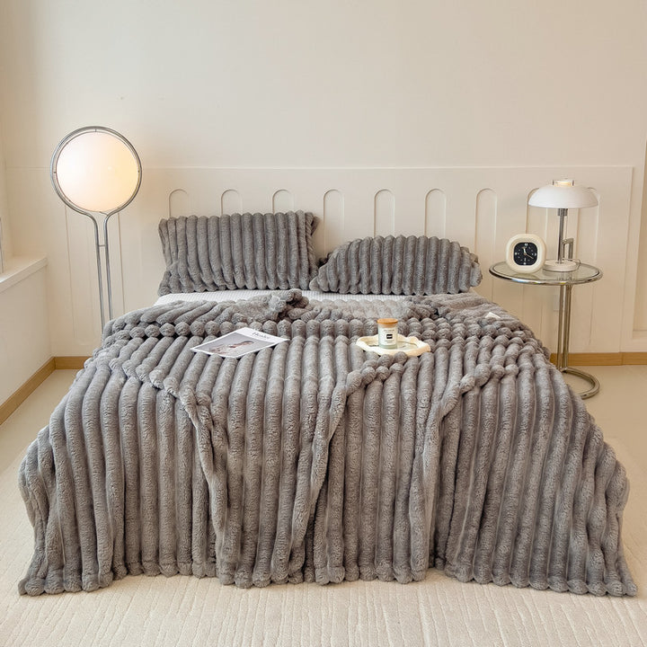 Milchfaser-Decke, nordischer Stil, extra dick