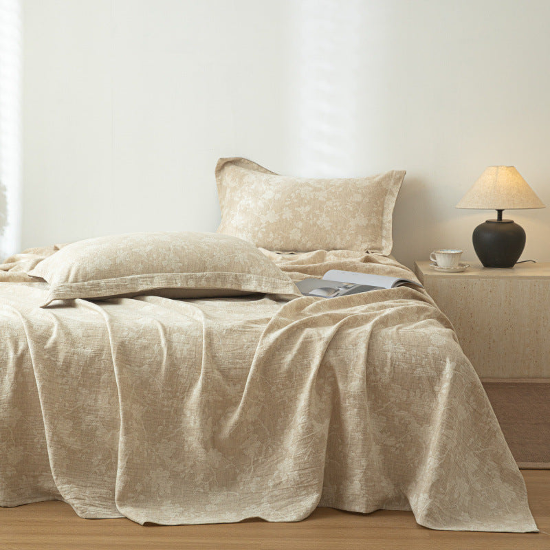 Bettlaken aus Baumwolle, Jacquard-Webart