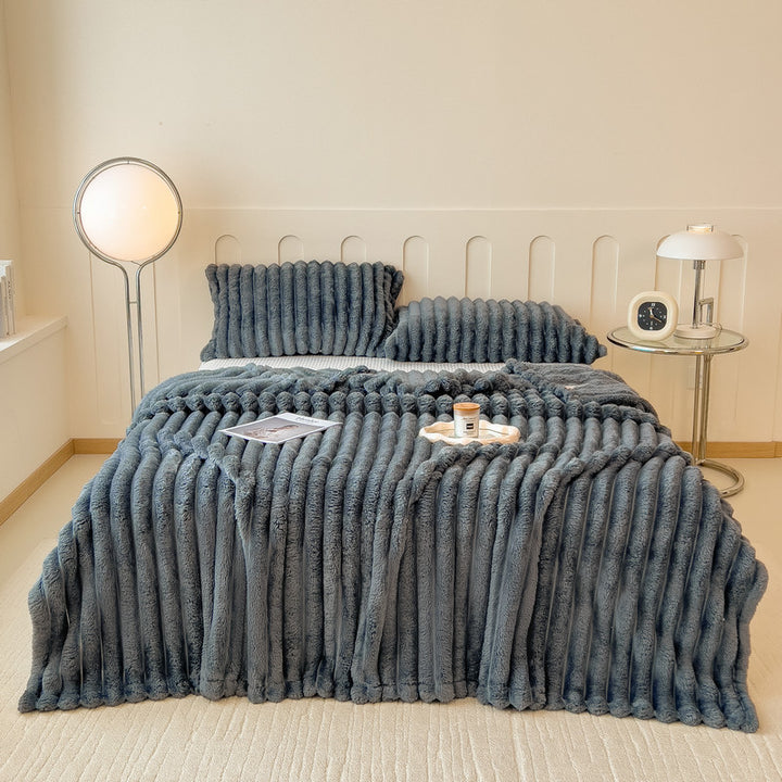 Milchfaser-Decke, nordischer Stil, extra dick
