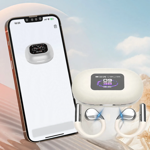 Offene Bluetooth-Kopfhörer mit LCD-Display