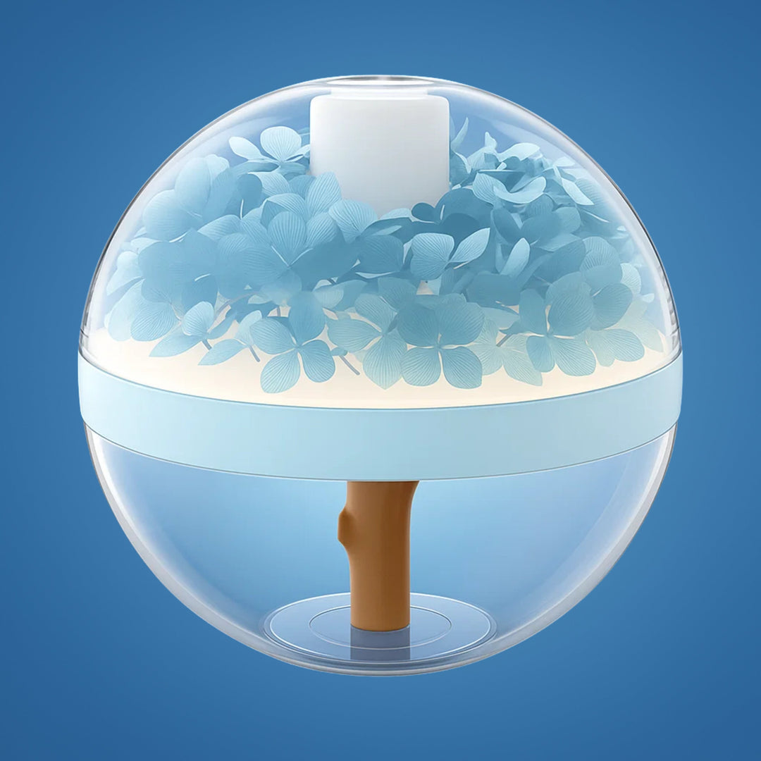 SereniGlow | Ätherische Öle Diffuser Luftbefeuchter – Ultraschall Kaltnebel – Wiederaufladbar über USB – LED Nachtlicht für Schlafzimmer & Kinderzimmer Karnz