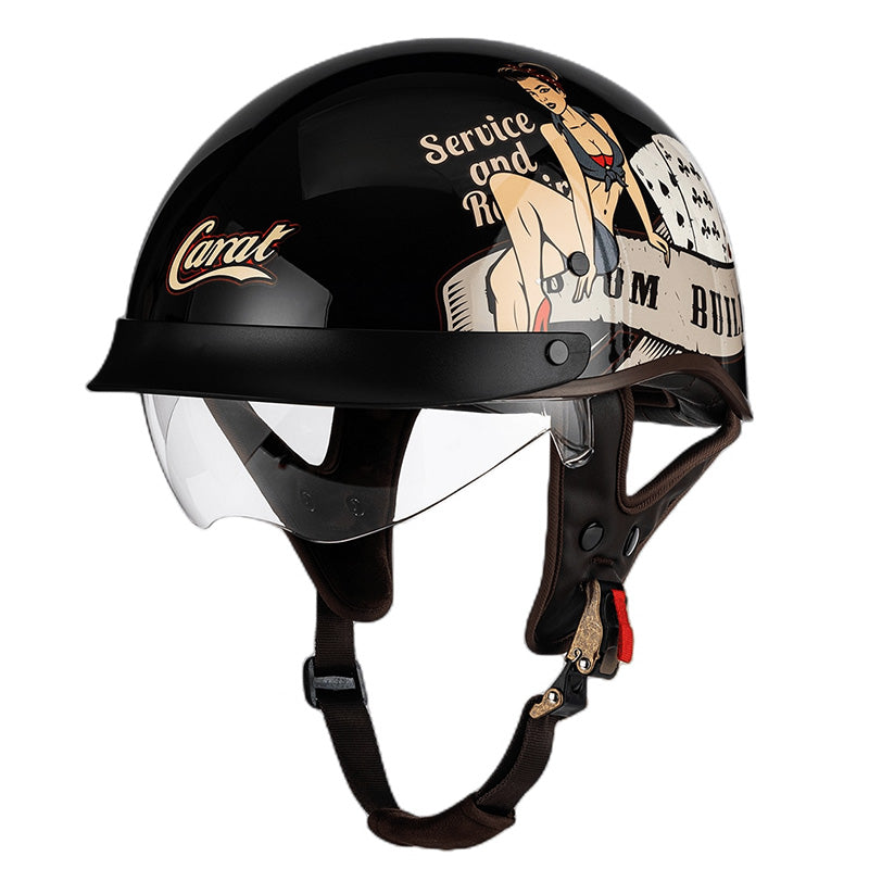 City-Helm für Chopper mit minimalistischem Design