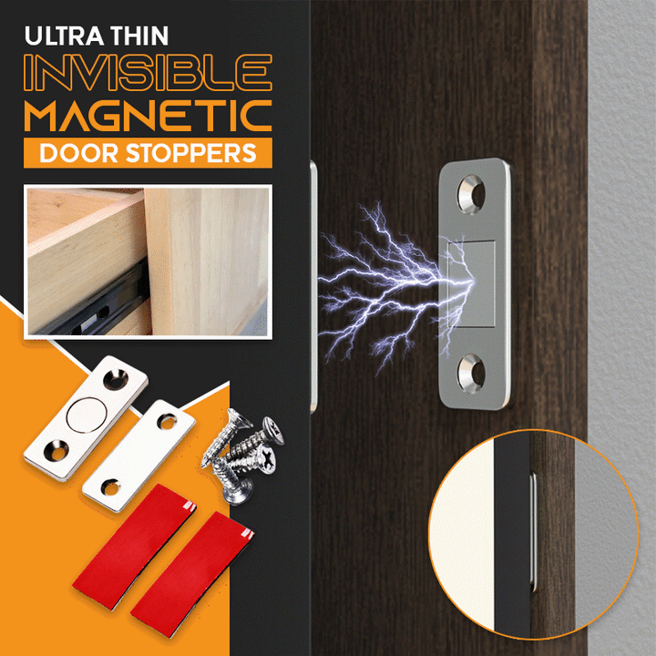 2 Stück Versteckte Türschließer Magnetisch Karnz