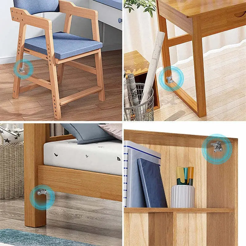 10-teiliges abnehmbares Eckverbinder-Set für Möbel