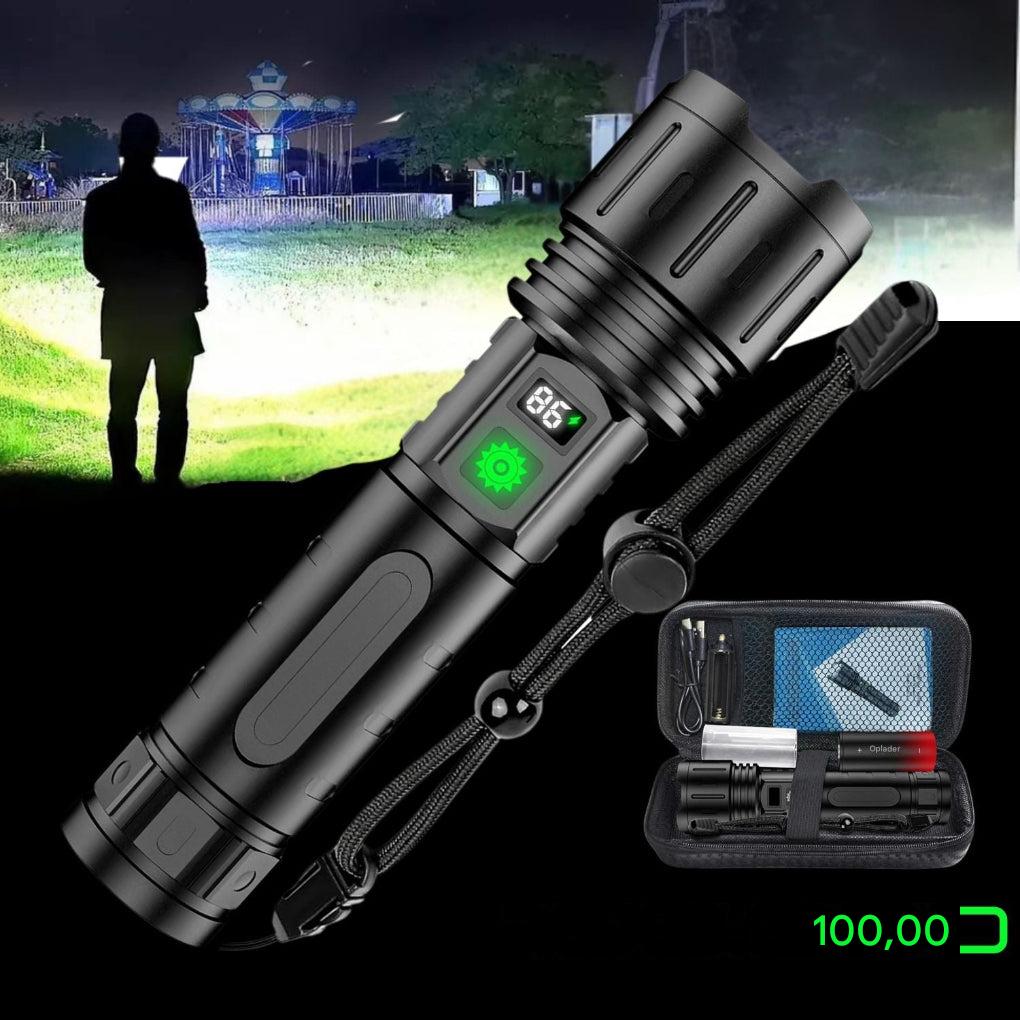 UltraStrong Nachtsicht Taschenlampe Pro – Wiederaufladbare Aluminiumlampe | Karnz
