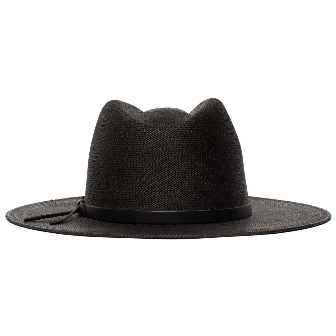 Sommerstrohhut Fedora-Schwarz | Karnz