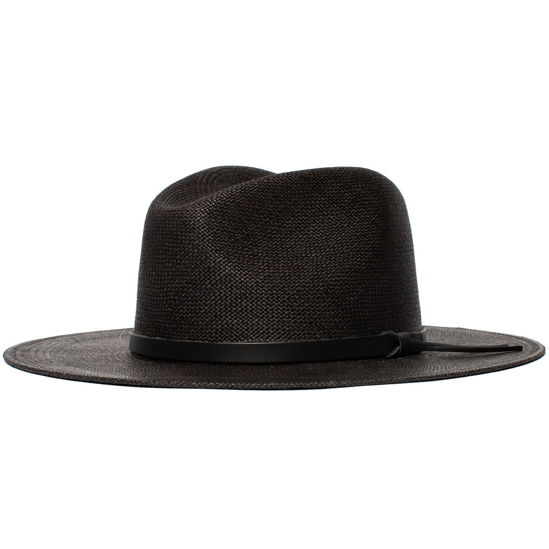 Sommerstrohhut Fedora-Schwarz | Karnz