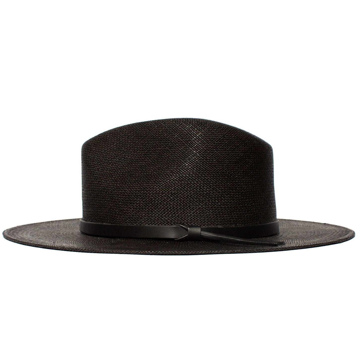 Sommerstrohhut Fedora-Schwarz | Karnz