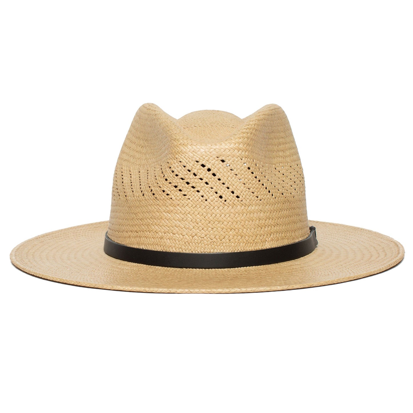 Sommerstrohhut Fedora-Schwarz | Karnz