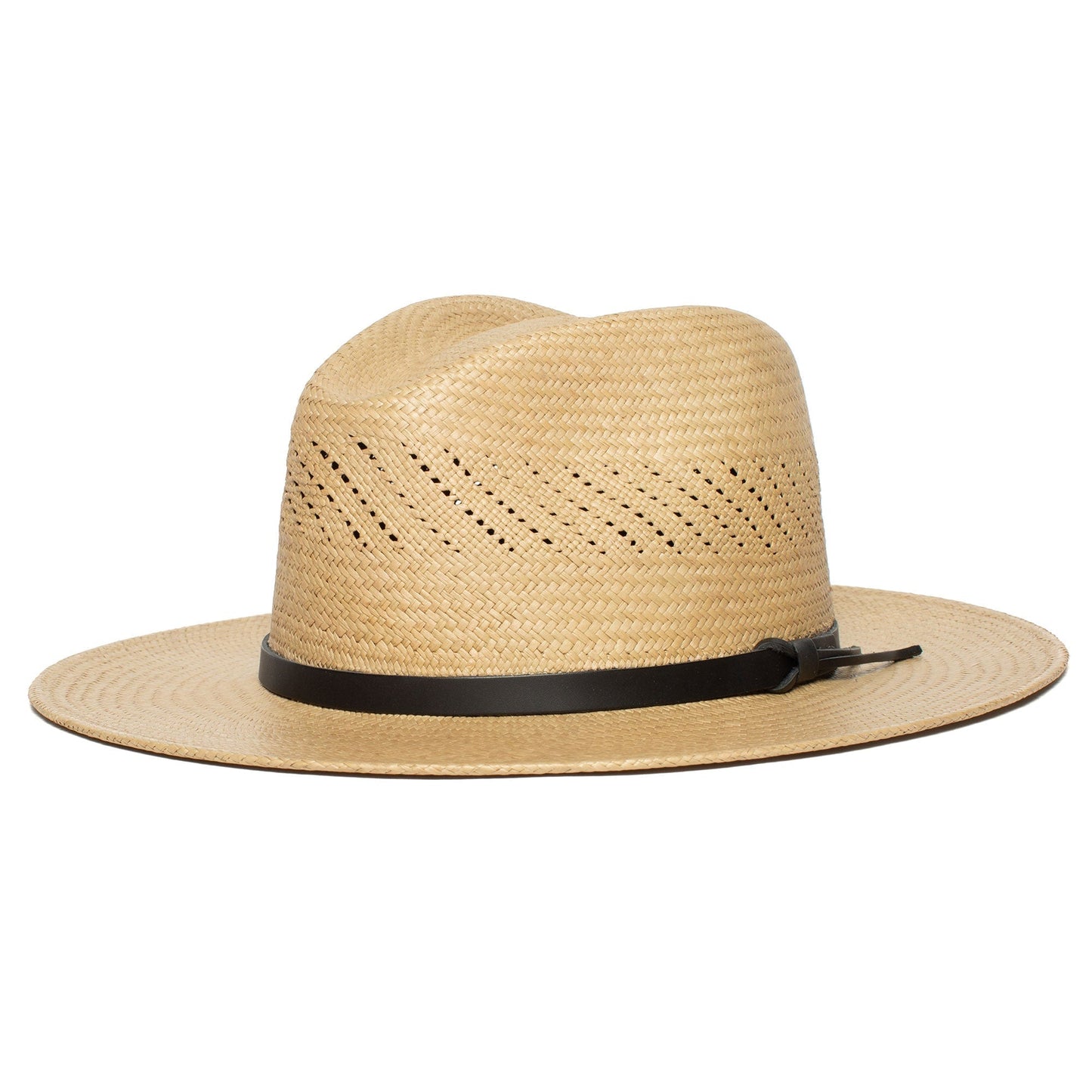 Sommerstrohhut Fedora-Schwarz | Karnz