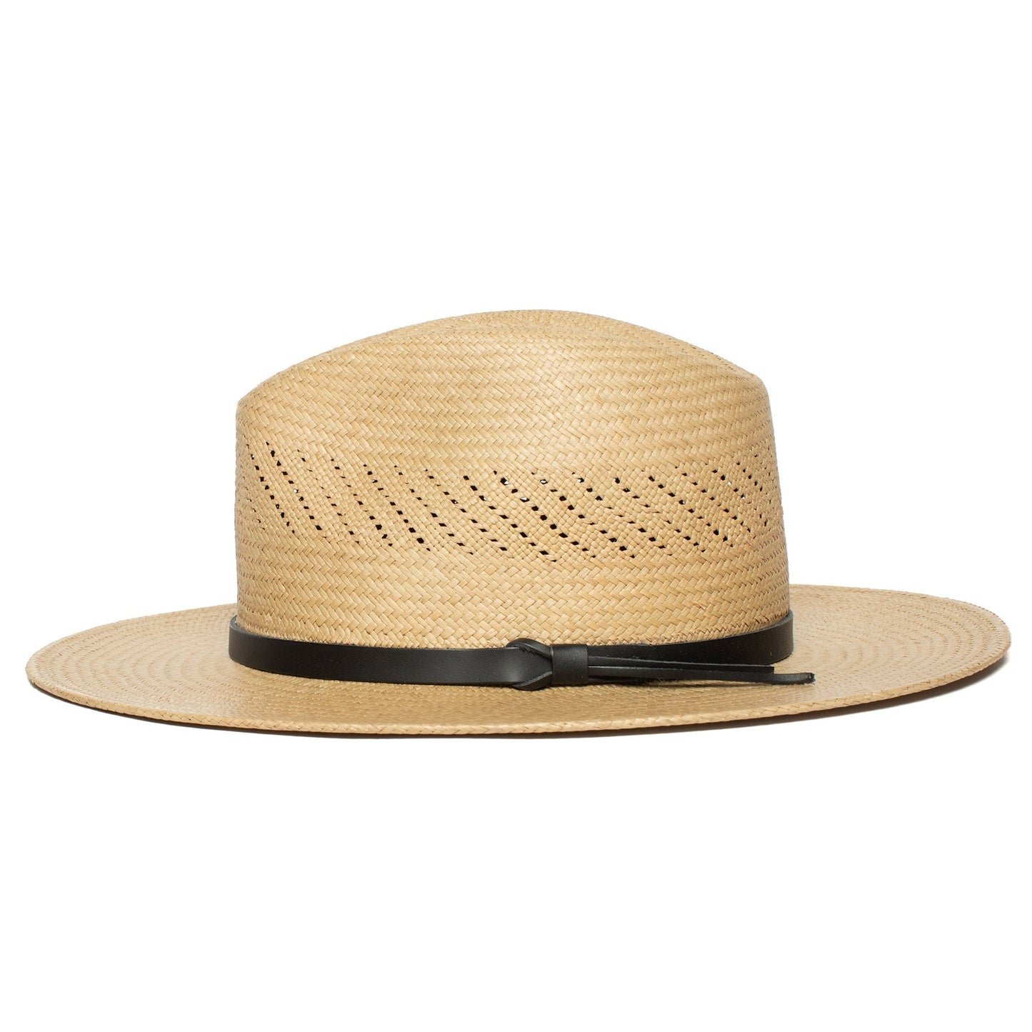 Sommerstrohhut Fedora-Schwarz | Karnz