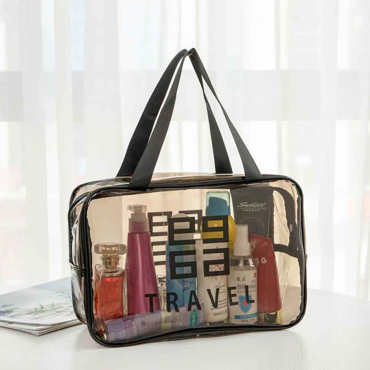 Reise Kosmetikbeutel Organizer Transparent Karnz