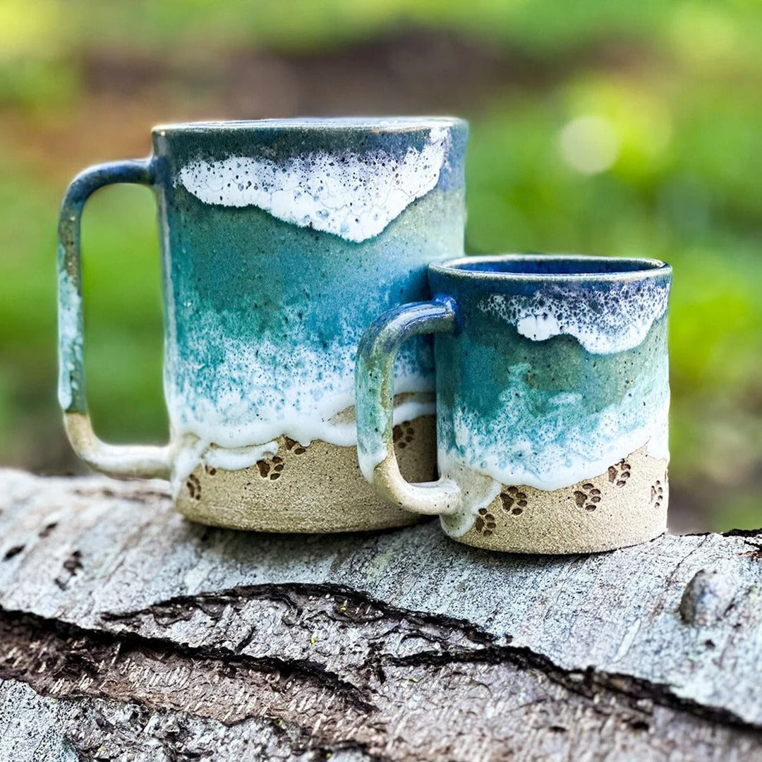 Paw 3D Gedruckte Keramische Küstenkaffeetasse | Karnz