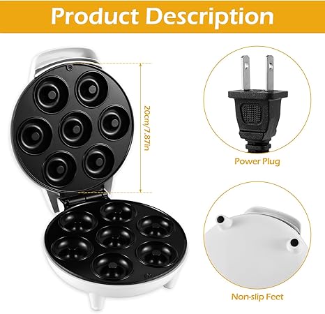 Elektrische 3-teilige Donut Maker Karnz