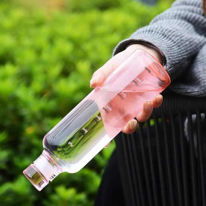 Plastik-Wasserflaschen Mit Zeitmarkierung 500 ML Karnz