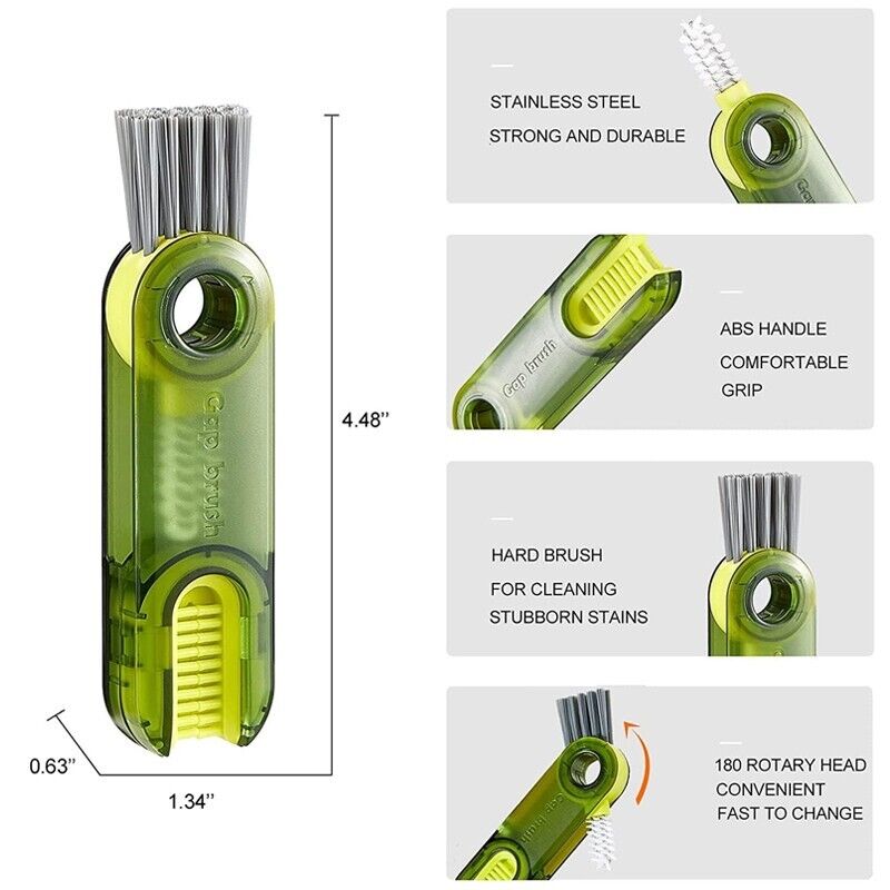3 In 1 Flaschen Spalt Reinigungsbürste Karnz