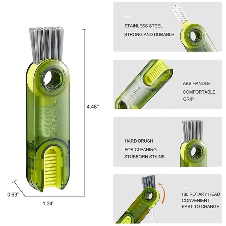 3 In 1 Flaschen Spalt Reinigungsbürste Karnz