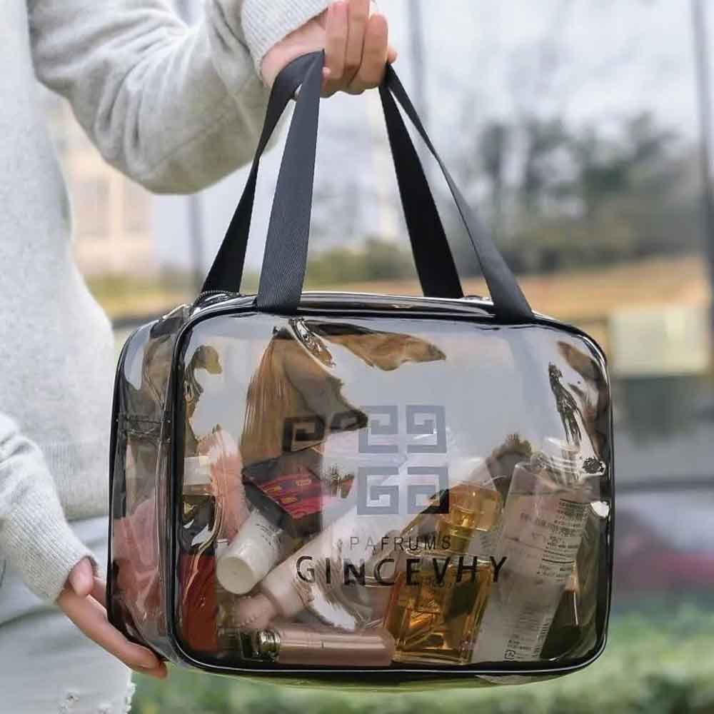 Reise Kosmetikbeutel Organizer Transparent Karnz