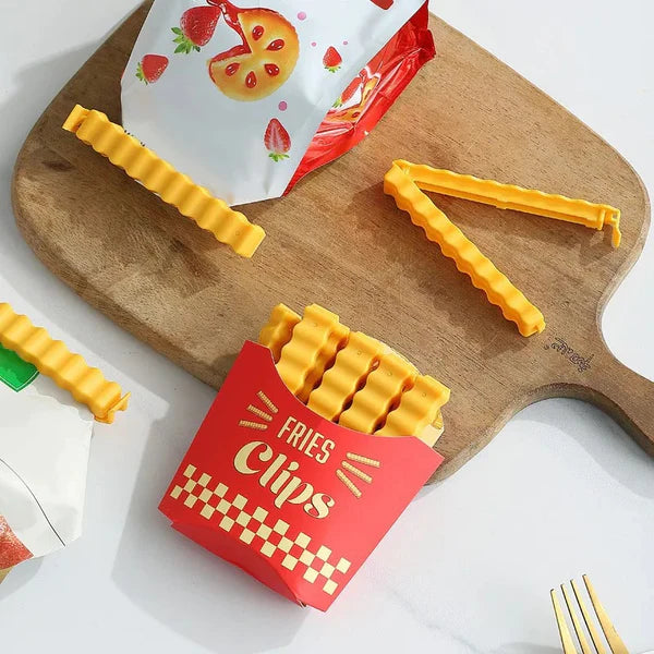 Magnetische Pommes Frites Stil Lebensmittelversiegelungsclips (12 Stück) Karnz