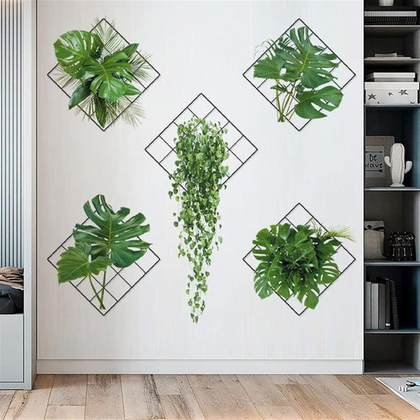 3D Grüner Pflanzen Wandaufkleber (Packung mit 2) Karnz