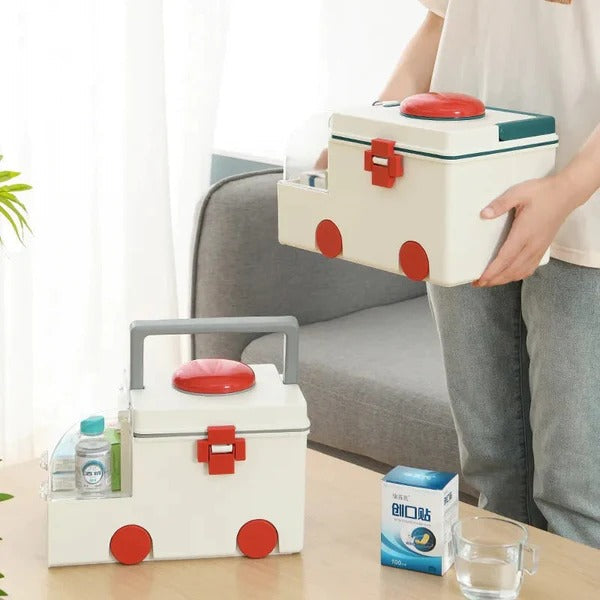Krankenwagenform tragbare Arzneibox Karnz