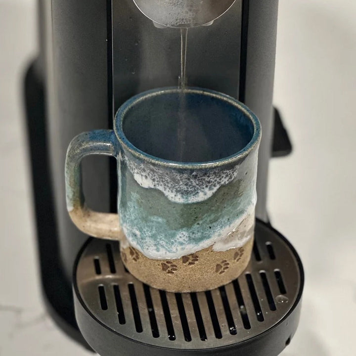 Paw 3D Gedruckte Keramische Küstenkaffeetasse | Karnz