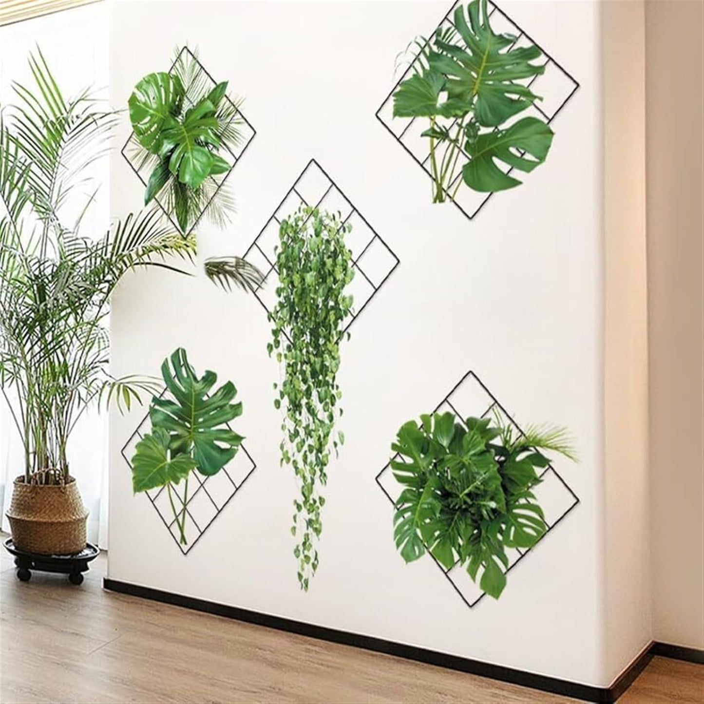 3D Grüner Pflanzen Wandaufkleber (Packung mit 2) Karnz