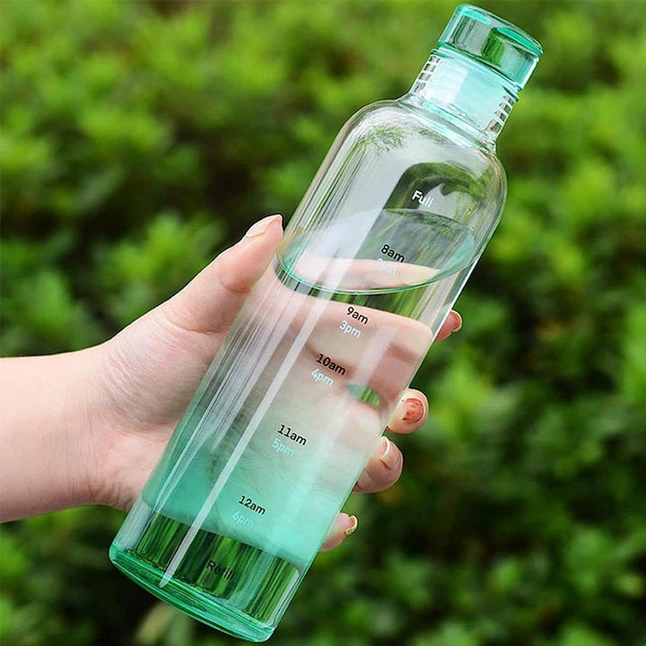 Plastik-Wasserflaschen Mit Zeitmarkierung 500 ML Karnz