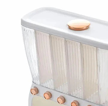 6 Fächer Müsli-Spender Aufbewahrung Organisator Karnz