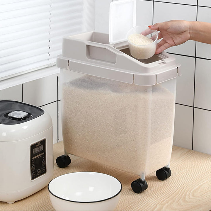 10Kg Reis Lagereinheit Mit Rädern Karnz