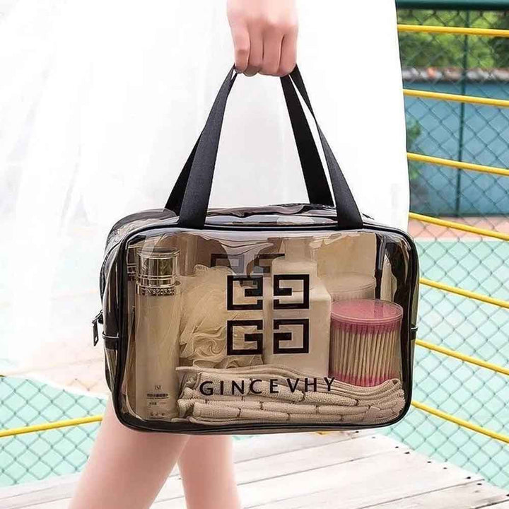 Reise Kosmetikbeutel Organizer Transparent Karnz