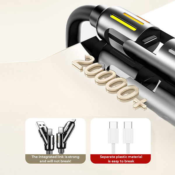 240W 4-in-1 USB C Kabel | Karnz