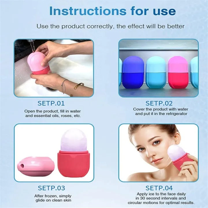 Silicone Gesicht Eisroller Karnz