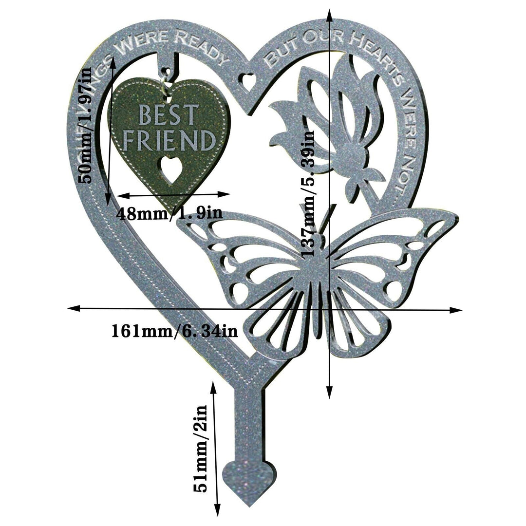 Gedenk Geschenk Schmetterling Ornament - Garten Gedenktafel | Karnz