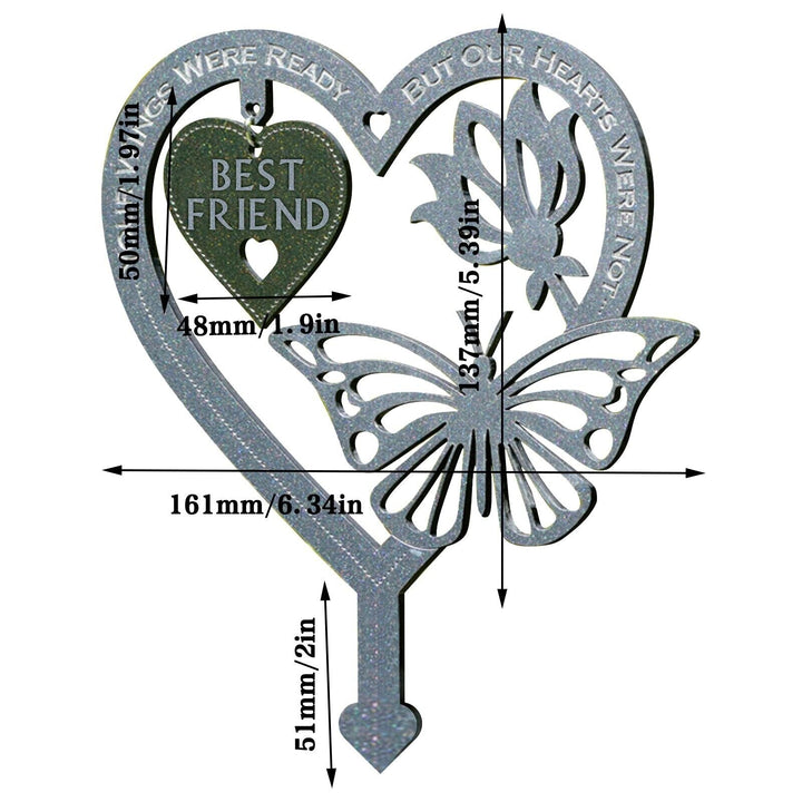 Gedenk Geschenk Schmetterling Ornament - Garten Gedenktafel | Karnz