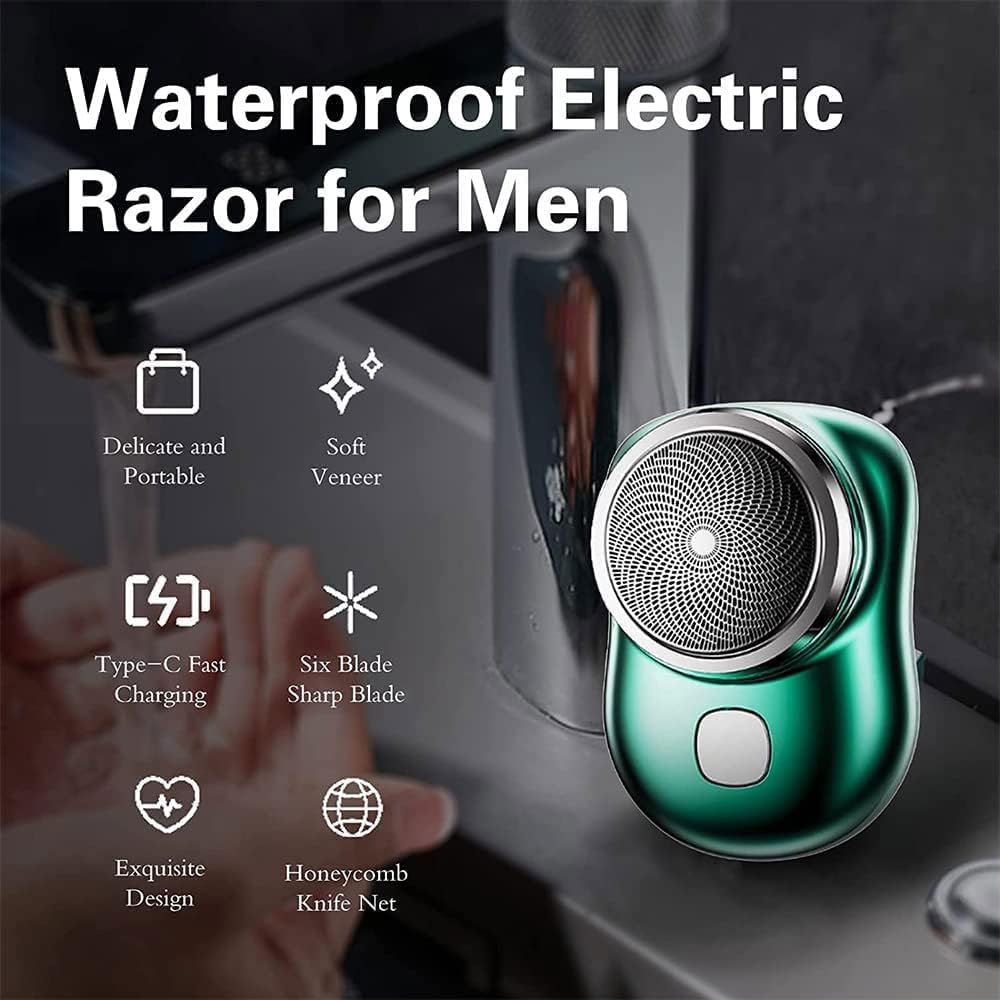 Mini Elektrische Pocket Schmerzfreie Rasierer (Wasserdicht) Karnz