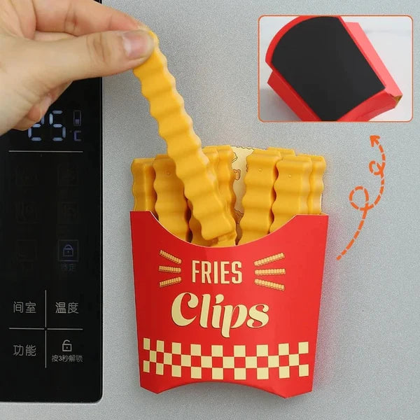 Magnetische Pommes Frites Stil Lebensmittelversiegelungsclips (12 Stück) Karnz