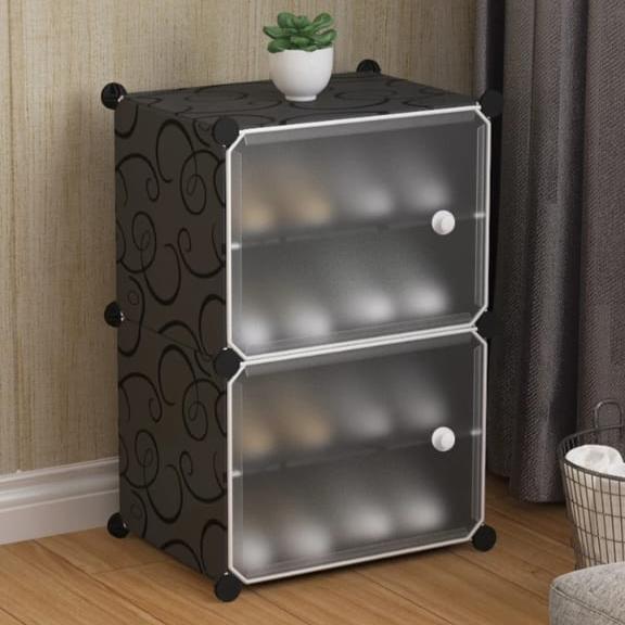 Platzsparende, stapelbare Schuhregale, Organizer-Schrankregale Karnz