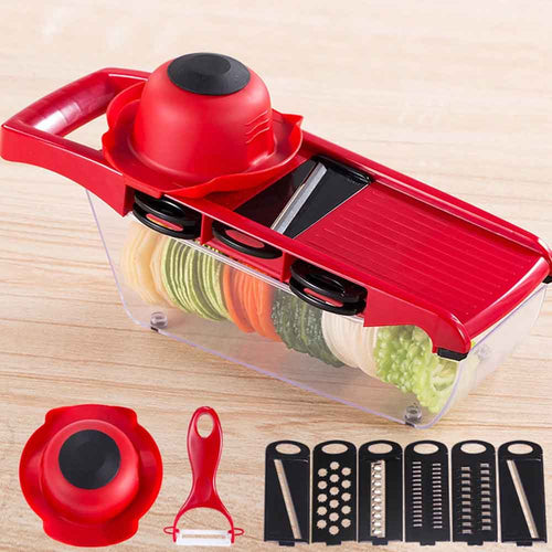 6 In 1 Mandoline Schneider Gemüseschneider Karnz