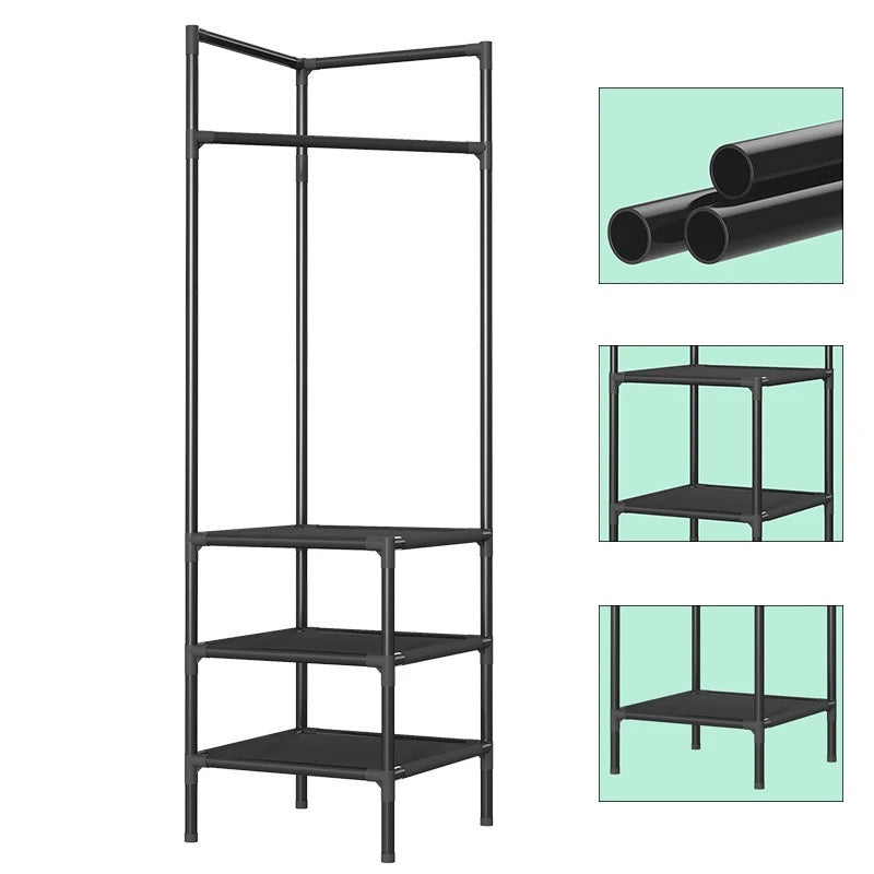 3 Schritt Mantel Hängeregal Karnz