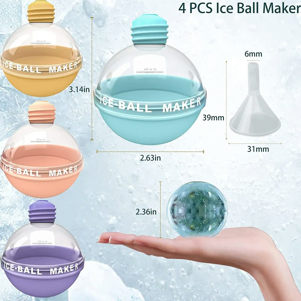 1PC Eiskugelhersteller Form 2,5 Zoll Karnz