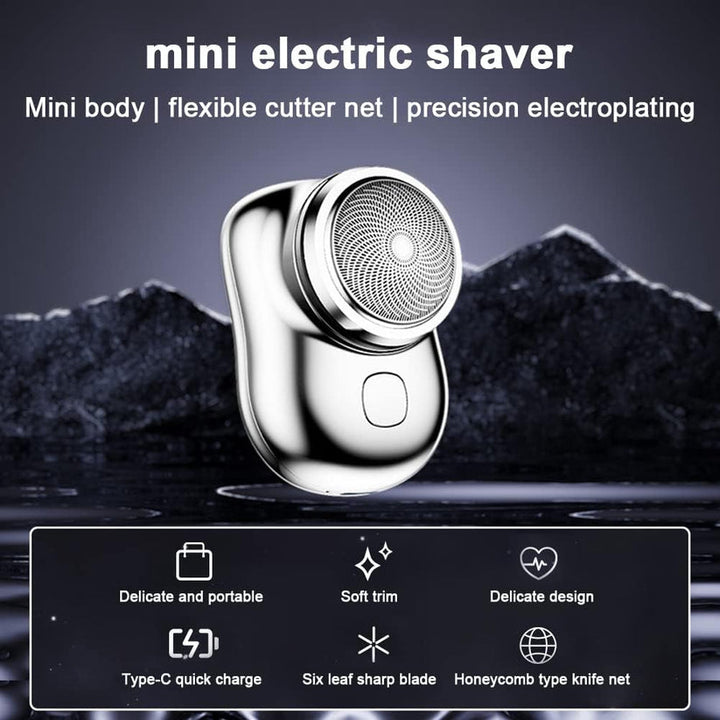 Mini Elektrische Pocket Schmerzfreie Rasierer (Wasserdicht) Karnz