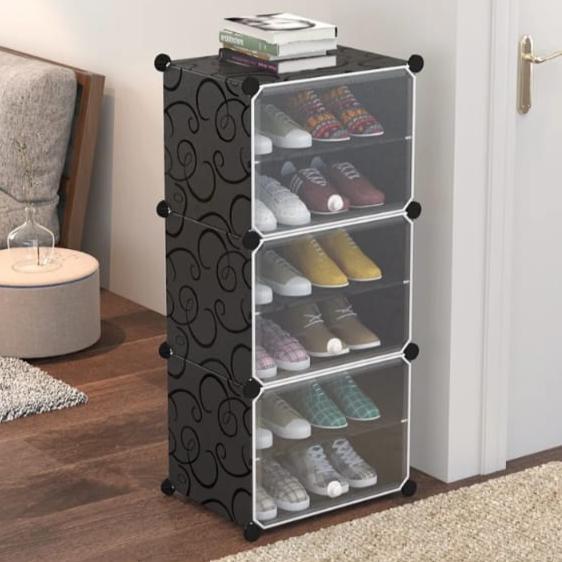 Platzsparende, stapelbare Schuhregale, Organizer-Schrankregale Karnz