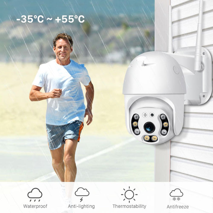 SecureView 360 – Drahtlose Sicherheitskamera mit 360° Abdeckung | Karnz